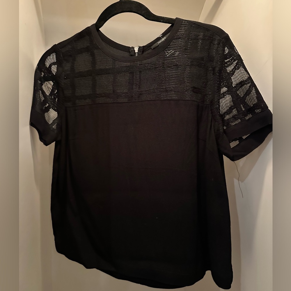 Elegant Black Sleeve Top